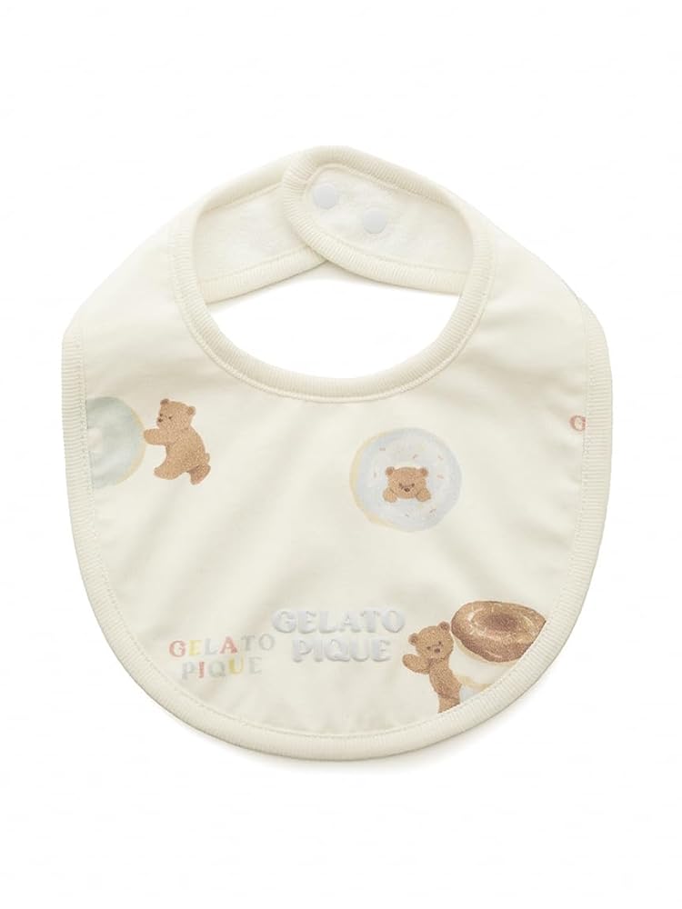 Amazon.co.jp: [ジェラート ピケ] BABYドーナツベア柄スタイ